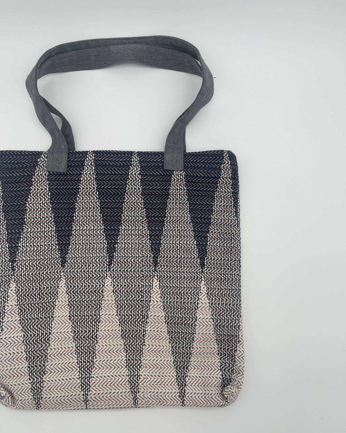 Diamond Woven Gray Tote bag
