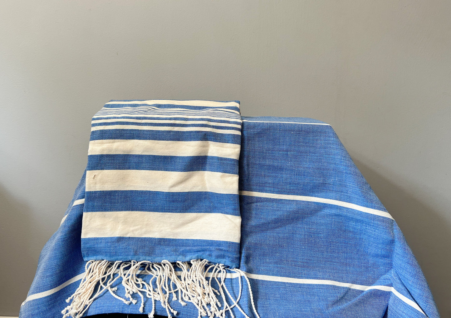 Blue Stripe Beach Towel